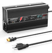 NOEIFEVO 24V 25.6V 15A Lithium LiFePO4 Battery Charger, Charging Voltage 29.2V, with fan, aluminum housing, LCD screen