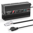 NOEIFEVO 21V 15A Lithium Battery Charger For 18.5V 5S Battery, Automatic Cut Off, aluminum housing, LCD screen