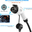 Type 1 EV Charger with Australian plug, 5m Cable, 6/8/10a Adjustable, Portable  EVSE Charger for electric vehicles